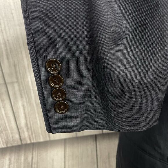 J. Crew Thompson 44R Blue 100% Wool 2-Button Dual-Vent Sports Coat - Picture 4 of 11